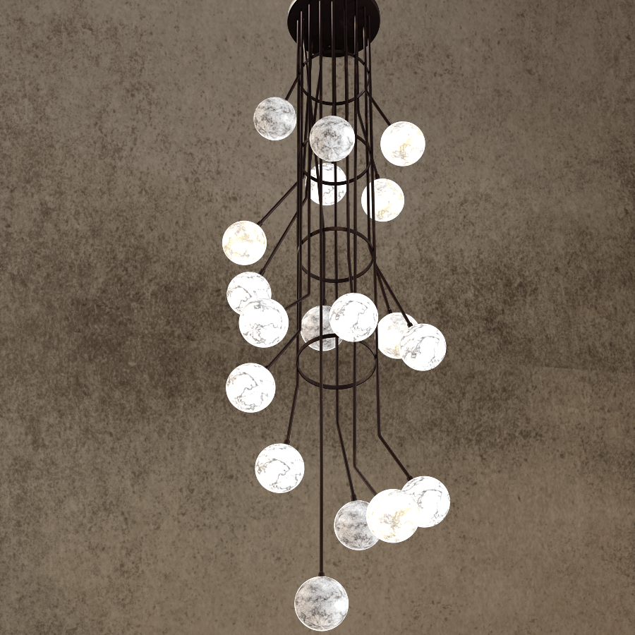 Diámetro 77 cm (30") x Altura 272 cm (107") / Matt Brown