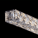 Close-up of the Halo Luxe Elara precision-cut lead-free crystal bar showing texture and reflective detail.