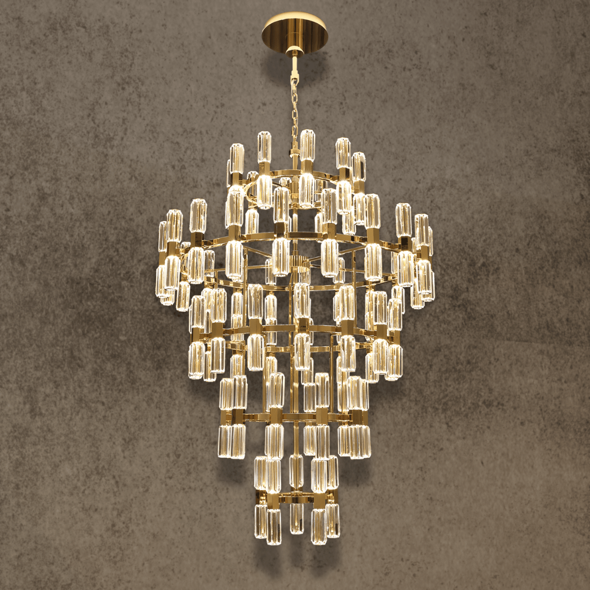 Athena Royale Tiered Crystal Chandelier