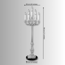 French Empire floor candélabre dimensions 180cm height, 56cm width, 30cm base diameter