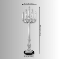 French Empire floor candélabre dimensions 180cm height, 56cm width, 30cm base diameter