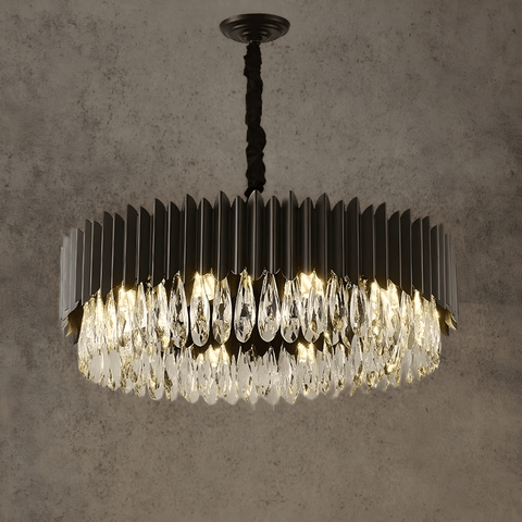 HDLS Lighting Ltd Chandelier 2021's latest design luxury black chandelier. code: chn#2021N88