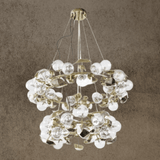 HDLS.Lighting LTD Chandelier Clear Glass / White / Dia100cm x H150cm Orchid Radiance Chandelier