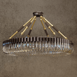 HDLS Lighting Ltd Chandelier Coffee / 1tier/Dia100cmxH21cm Grace Crystal Chandelier