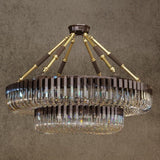 HDLS Lighting Ltd Chandelier Coffee / 2tier/Dia100cmxH30cm Grace Crystal Chandelier