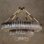 HDLS Lighting Ltd Chandelier Coffee / 3tier/Dia100cmxH44cm Grace Crystal Chandelier