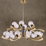 HDLS Lighting Ltd Chandelier Dia105cmxH48cm(18 lights) Aurora Crystal Bloom Chandelier