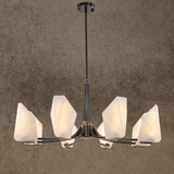 HDLS Lighting Ltd Chandelier Dia850cm(8 lights) / Matt Gold Aurora Sculpted Chandelier