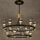 HDLS Lighting Ltd Chandelier Dia93cm+Dia70cmxH62cm The Elegance Contemporary Chandelier