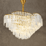 HDLS Lighting Ltd Chandelier Gold / Dia58xH42cm, L, Warm White Majestic Allure Crystal Chandelier