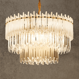 HDLS Lighting Ltd Chandelier gold / Dia60xH40cm / Warm White Grand Luxe Tiered Chandelier