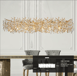 HDLS Lighting Ltd Chandelier golg / Dia120cm / Warm White Illuminate Your Space with the Melis Luxury Crystal Chandelier