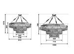 HDLS Lighting Ltd Chandelier Grace Crystal Chandelier