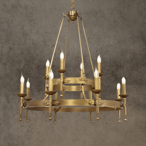 HDLS.Lighting LTD Chandelier Illuminate Your Space with the Canovia Polished Gold Pendant Light