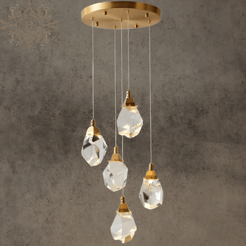 HDLS Lighting Ltd Chandelier Iris Copper Italia Designer Chandelier. SKU: hdls#84S90