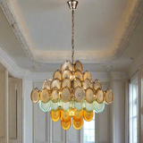 HDLS Lighting Ltd Chandelier L58cmxW58cmxH63cm Ocean Jewel Cascade Chandelier