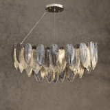 HDLS Lighting Ltd Chandelier PIUME DI PAVONE, NEW 2022 LUXURY CRYSTAL SMOKY CHANDELIER.CODE:CHN#KJM8090