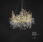 HDLS Lighting Ltd Chandelier Style B  L80xH65cm / White Light 6000K CONTEMPORARY LUXURY DESIGNER CHANDELIER.