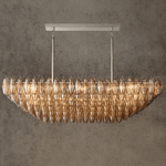 HDLS Lighting Ltd Chandelier Transform Your Home with the Amber Wave High-Quality Glass Chandelier