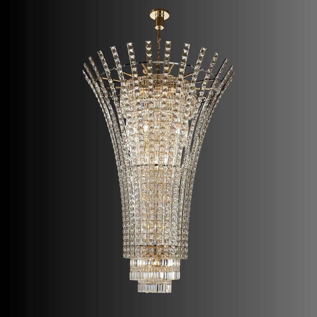 Plaza Crown Crystal Chandelier