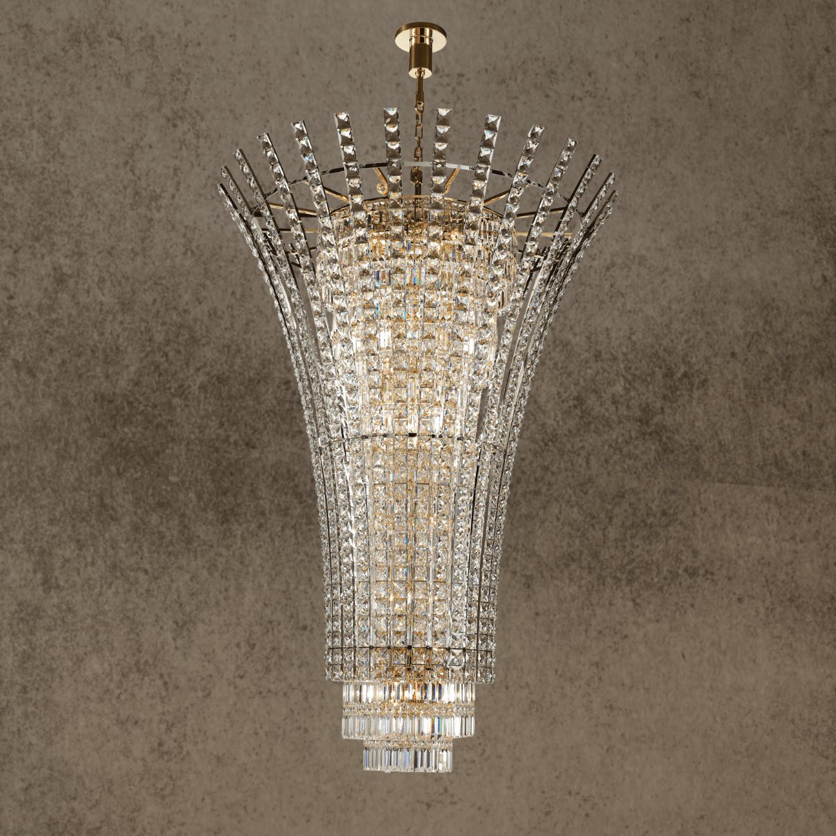 Plaza Crown Crystal Chandelier