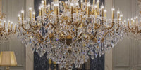 5 second close- up video of the Imperial Grace Eclat chandelier by HDLS shong the details