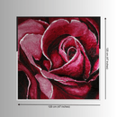 Rosée limited-edition Swarovski crystal artwork measuring 120 cm by 120 cm with architectural frame.