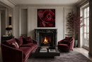 Rosée collectible Swarovski crystal artwork displayed in a contemporary ultra-luxury penthouse interior.