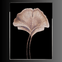 Silent Bloom limited edition sculptural wall art handcrafted in shell, stone, and Swarovski crystal.