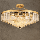 Vendôme Grandeur Crystal Chandelier in 18K gold finish with Egyptian crystals by HDLS Lighting Ltd.