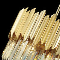 Close-up of 24K gold-plated frame and crystal elements showing precision detailing and luxury finish.