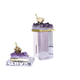 HDLS.Lighting LTD accessories Luxury Purple Natural Crystal Decoration.