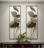 HDLS.Lighting LTD accessories style2-2PCS 3D Wrought Iron Leaf Wall Decoration.