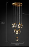 Iris Copper Italia Designer Chandelier. SKU: hdls#84S90