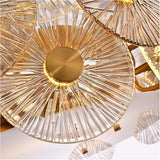 Anemon Luxury frosted crystal chandelier. SKU: hdls#9238ane0008