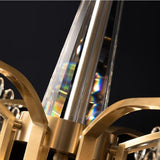 HDLS Lighting Ltd Chandelier Arpina, Modern copper crystal chandelier. SKU:51L512