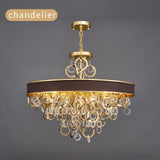 HDLS Lighting Ltd Chandelier Chain chandelier / NOT dimmable / Dia100cm, Cool light 6000K Bangle, Exotic Contemporary Design Luxury Chandelier. Code: chn#002G1328