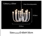 HDLS.Lighting LTD Chandelier D60cm / Warm White CANDELA, creative italian designe 2022 new chandelier.SKU: HDLS#CAND5599