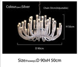 HDLS.Lighting LTD Chandelier D90cm / Warm White CANDELA, creative italian designe 2022 new chandelier.SKU: HDLS#CAND5599