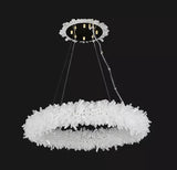HDLS Lighting Ltd Chandelier DAMEN, luxury modern natural crystal chandelier.