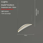 HDLS Lighting Ltd Chandelier Dia50 H120cm / Dimmable warm light PIOMBO, Modern Creative Leaf LED Chandelier. CODE:CHN#85LLA5