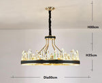 Diamond Pinnacle Crystal Chandelier