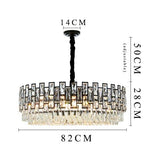 HDLS Lighting Ltd Chandelier Dia82cm / Dimmable MODERN CONTEMPORARY HIGH QUALITY CRYSTAL CHANDELIER. CODE:CHN#00772338