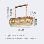 HDLS Lighting Ltd Chandelier L95cm W35cm 1 / cool light (6000K) Bellatrix, New style luxury modern crystal chandelier. code: chn#950J99
