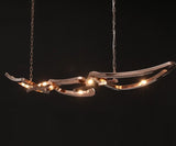 HDLS.Lighting LTD Chandelier Length 100cm / Rose gold lamp  body / Warm light no remote Catena, Italian Design pendant Light.