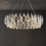 HDLS Lighting Ltd Chandelier Lilac elegant designer crystal chandelier. SKU: hdls#75lil09