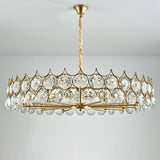 Lucinda Luxury Round Crystal chandelier. Code: chn#447luc0023