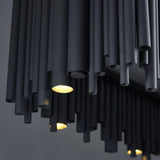 HDLS Lighting Ltd Chandelier LUXURY, BLACK PLATED LED CHANDELIER. CODE: CHN#PRP46H