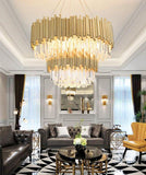 Marina stunning luxury 2 layers crystal chandelier. SKU: hdls#800747