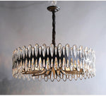 HDLS Lighting Ltd Chandelier New Beautiful Black Round Crystal Chandelier For Living And Dining room. Code: chn#9898032